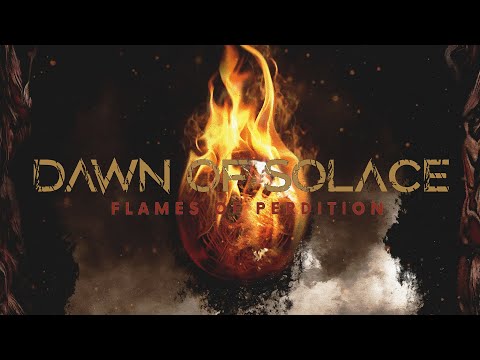 Dawn Of Solace - Flames Of Perdition (Official Lyric Video) Album OUT NOW! | Noble Demon