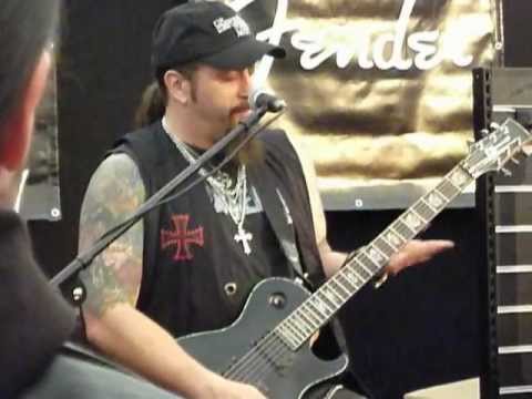 MIKE ORLANDO (Adrenaline Mob) guitar clinic + Q &amp; A @ Sweden Rock 2012