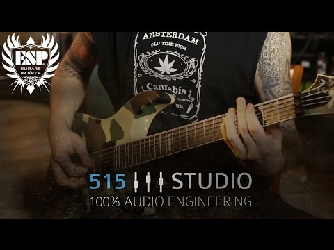 ESP Guitars: ESP M-II (Woodland Camo) - METAL DEMO