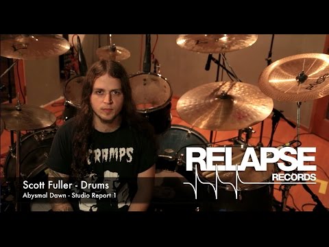 ABYSMAL DAWN - &#039;Obsolescence&#039; Studio Update #1 - Drums